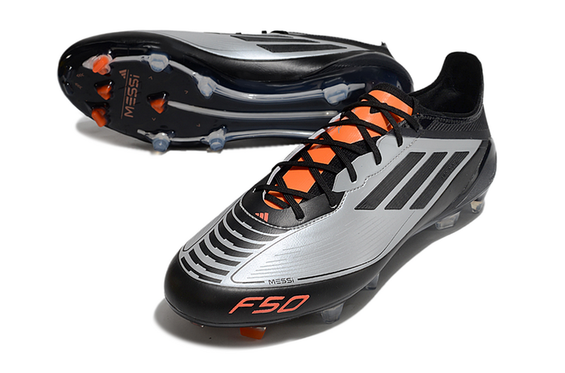 CHUTEIRA ADIDAS F50 ELITE CAMPO - PRETA E CINZA