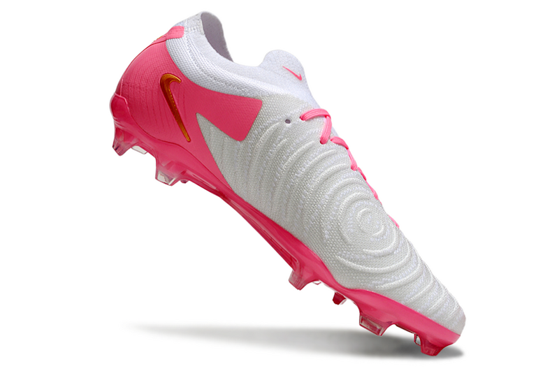 CHUTEIRA NIKE PHANTOM GX II ELITE CAMPO - BRANCA E ROSA