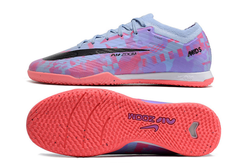 CHUTEIRA NIKE AIR ZOOM MERCURIAL VAPOR 15 ELITE FUTSAL "VALENTINES DAY" - ROXA E ROSA