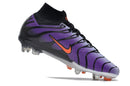 CHUTEIRA NIKE AIR ZOOM MERCURIAL SUPERFLY 9 ELITE TRAVA MISTA FIXA "AIR MAX TN" - ROXA E PRETA