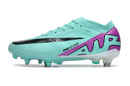 CHUTEIRA NIKE AIR ZOOM MERCURIAL VAPOR 15 ELITE TRAVA MISTA FIXA "READY" - CIANO E ROXA