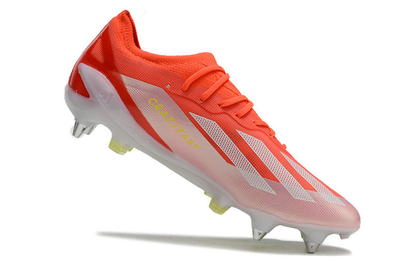 ADIDAS X CRAZYFAST.1 TRAVA MISTA "ENERGY CITRUS" - LARANJA E BRANCA