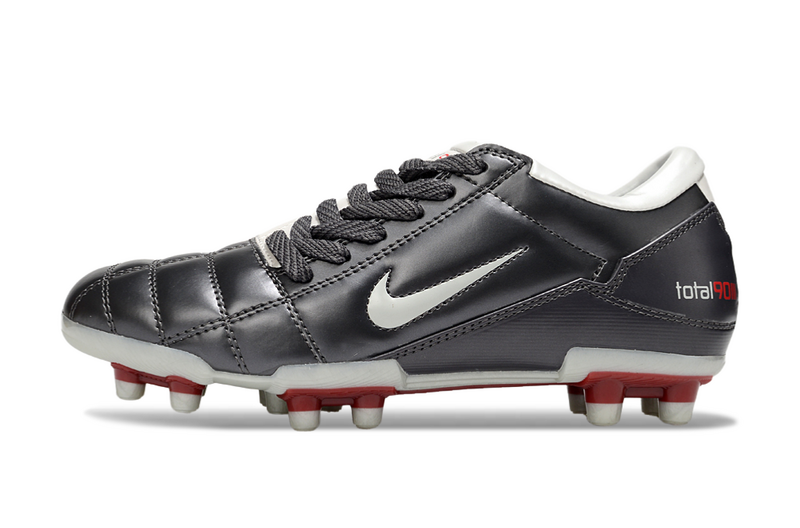 CHUTEIRA NIKE TOTAL 90 III CAMPO  - CINZA E BRANCA