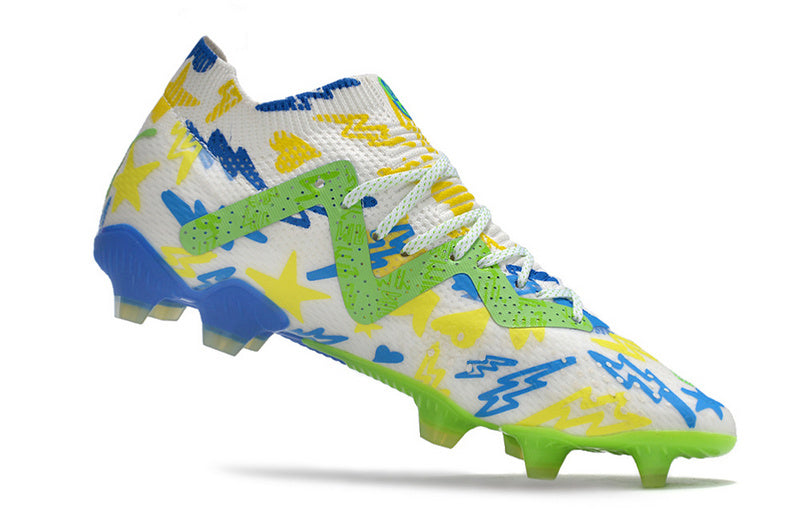 CHUTEIRA PUMA FUTURE ULTIMATE CAMPO "NEYMAR INSTITUTO" VERDE E AMARELA