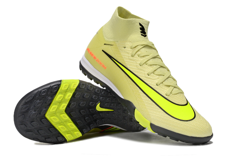 CHUTEIRA NIKE MERCURIAL AIR ZOOM SUPERFLY 10 ELITE SOCIETY "MAX VOLTAGE" - AMARELA E VERDE