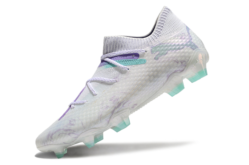 CHUTEIRA PUMA FUTURE 7 ULTIMATE CAMPO - BRANCA E AZUL