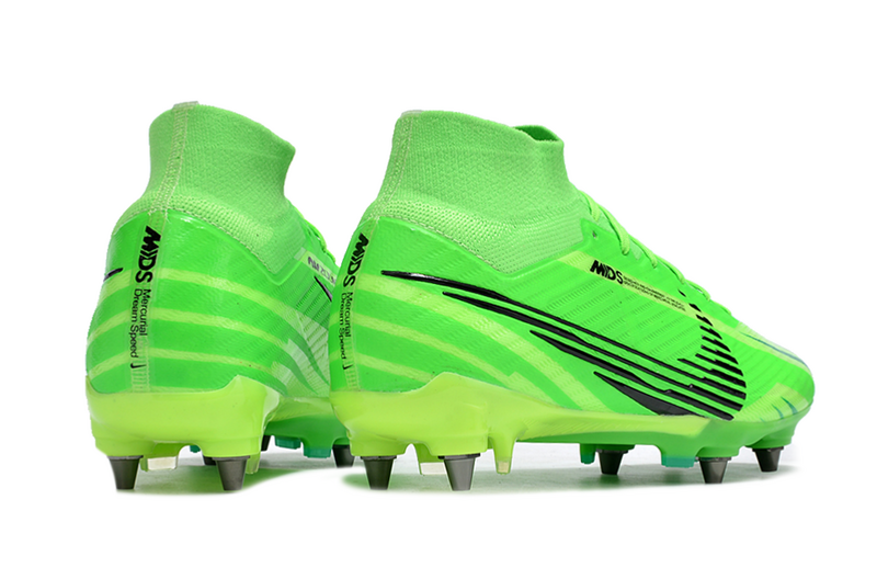 CHUTEIRA NIKE AIR ZOOM MERCURIAL SUPERFLY 9 ELITE TRAVA MISTA "DREAM SPEED 8" - VERDE
