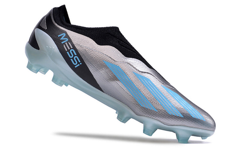 CHUTEIRA ADIDAS X CRAZYFAST+ CAMPO "INFINITO" - PRATA