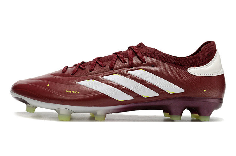 CHUTEIRA ADIDAS COPA PURE II CAMPO "ENERGY CITRUS" VINHO E BRANCA
