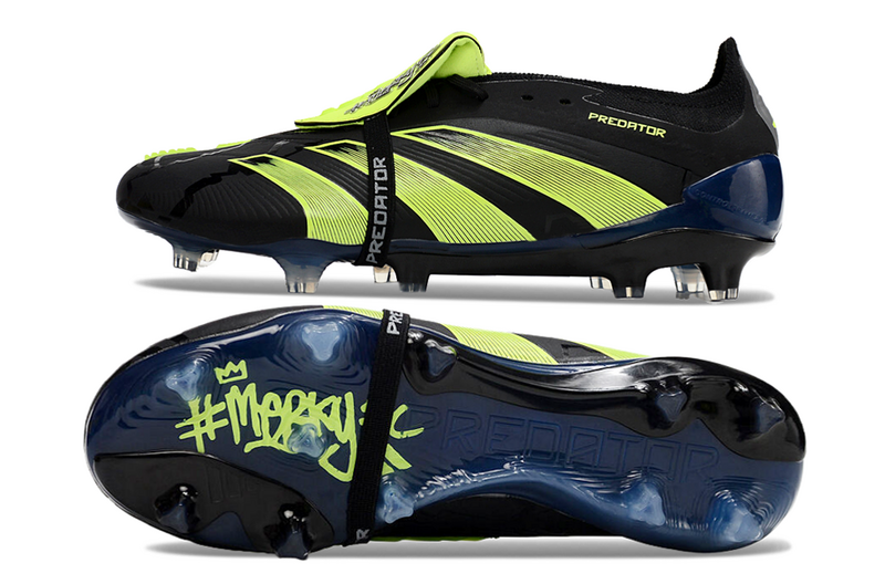ADIDAS PREDATOR 24 FT ELITE CAMPO "EDITION MERKY" - PRETA E VERDE