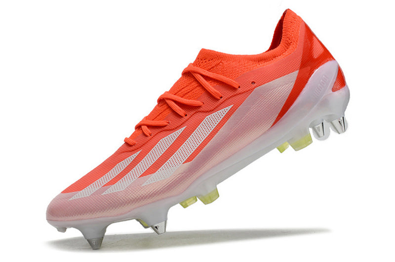 ADIDAS X CRAZYFAST.1 TRAVA MISTA "ENERGY CITRUS" - LARANJA E BRANCA