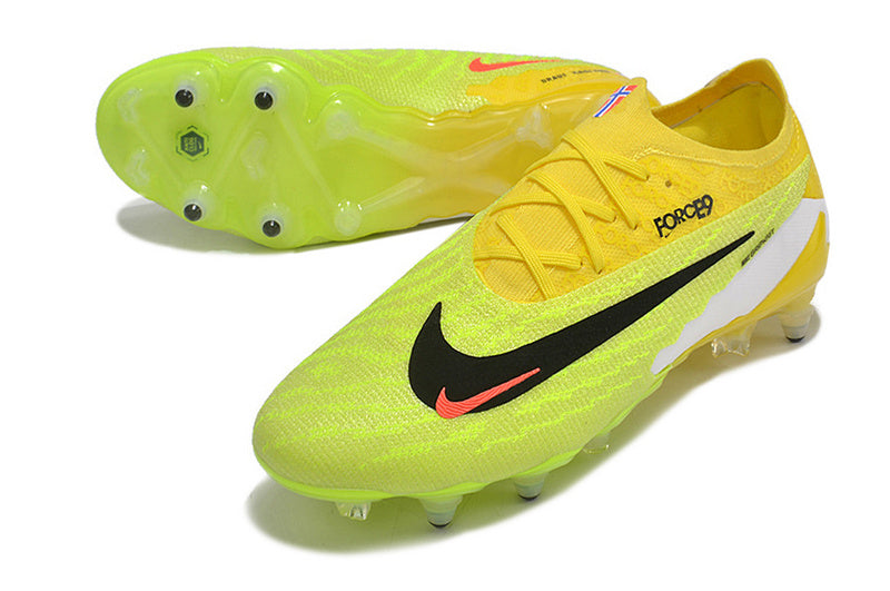 CHUTEIRA NIKE GX ELITE TRAVA MISTA FIXA - VERDE E AMARELA