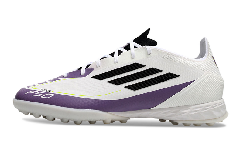 CHUTEIRA ADIDAS F50 SOCIETY - BRANCA E ROXA