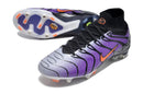 CHUTEIRA NIKE AIR ZOOM MERCURIAL SUPERFLY 9 ELITE TRAVA MISTA FIXA "AIR MAX TN" - ROXA E PRETA