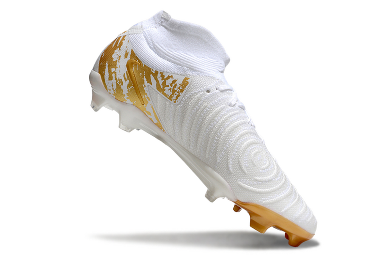CHUTEIRA NIKE PHANTOM LUNA II ELITE CAMPO - BRANCA E DOURADA