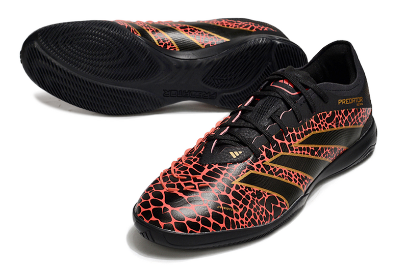CHUTEIRA ADIDAS PREDATOR 25 ELITE FUTSAL "YEAR OF THE SNAKE" - PRETA E VERMELHA