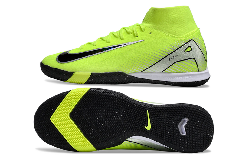 CHUTEIRA NIKE AIR ZOOM MERCURIAL SUPERFLY 10 ELITE FUTSAL "MAD VOLTAGE" - VERDE
