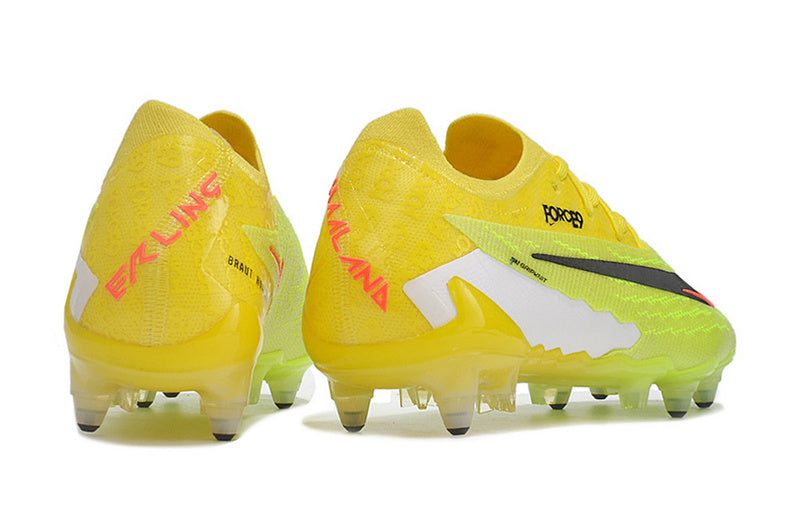 CHUTEIRA NIKE GX ELITE TRAVA MISTA FIXA - VERDE E AMARELA