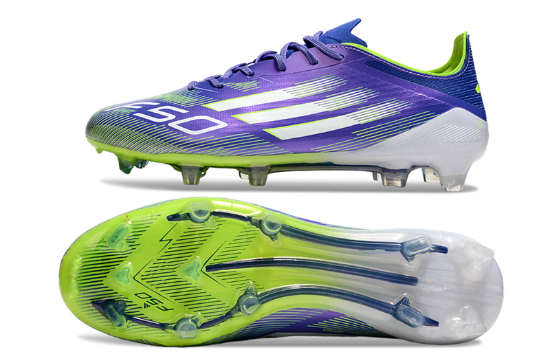 CHUTEIRA ADIDAS F50 ELITE CAMPO - AZUL E VERDE