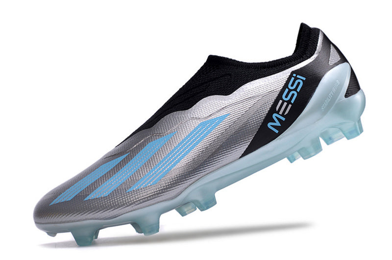 CHUTEIRA ADIDAS X CRAZYFAST+ CAMPO "INFINITO" - PRATA