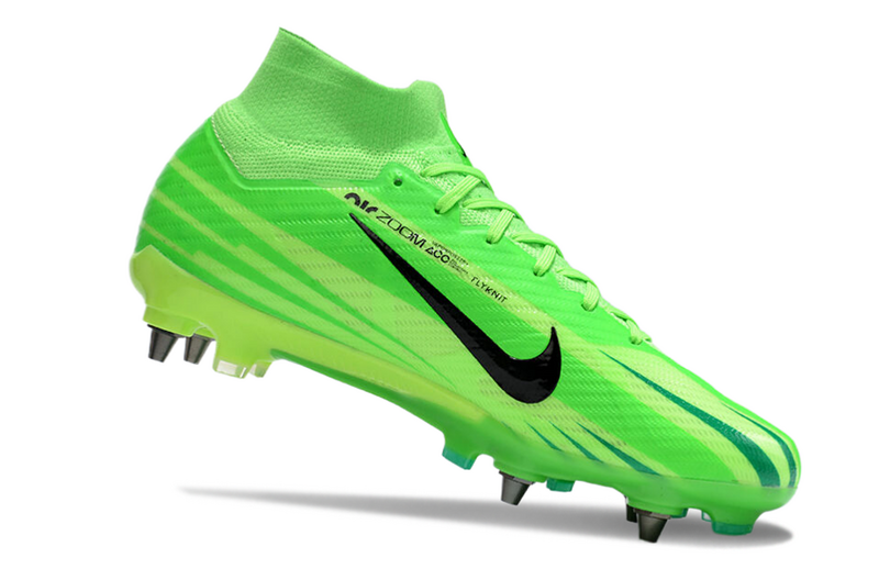 CHUTEIRA NIKE AIR ZOOM MERCURIAL SUPERFLY 9 ELITE TRAVA MISTA "DREAM SPEED 8" - VERDE