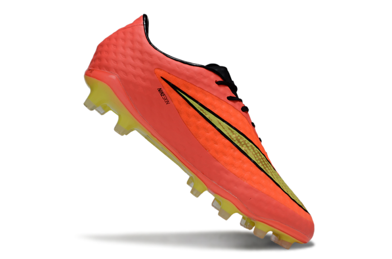 CHUTEIRA NIKE HYPERVENOM SE ELITE CAMPO - SALMÃO E AMARELA