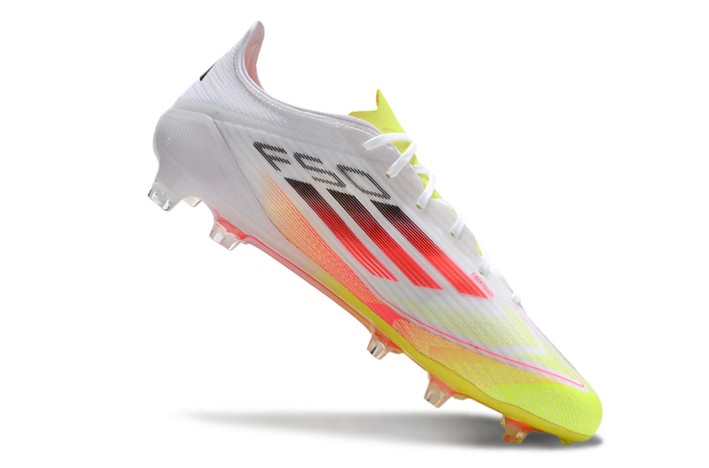 CHUTEIRA ADIDAS F50 ELITE CAMPO - BRANCA e COLORIDA