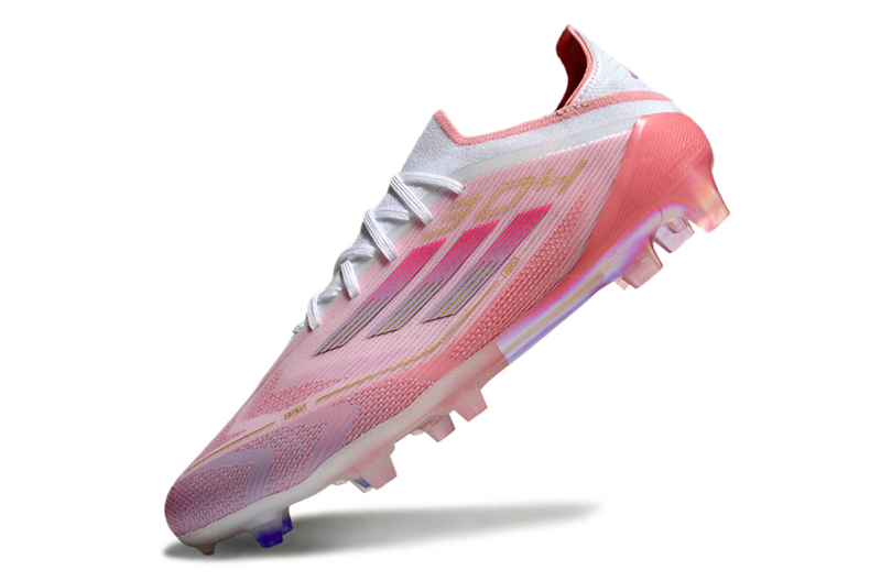 ADIDAS F50.1 ELITE CAMPO "LAMINE YAMAL 304" - BRANCA E ROSA