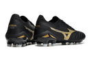 CHUTEIRA MIZUNO MORELIA NEO IV JAPAN CAMPO "AURUM" - PRETA E DOURADA