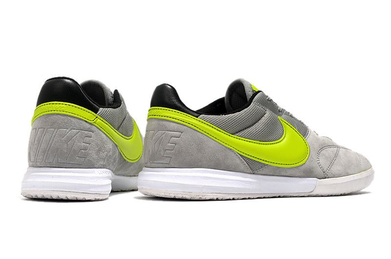 CHUTEIRA NIKE PREMIER II SALA FUTSAL - CINZA E AMARELA