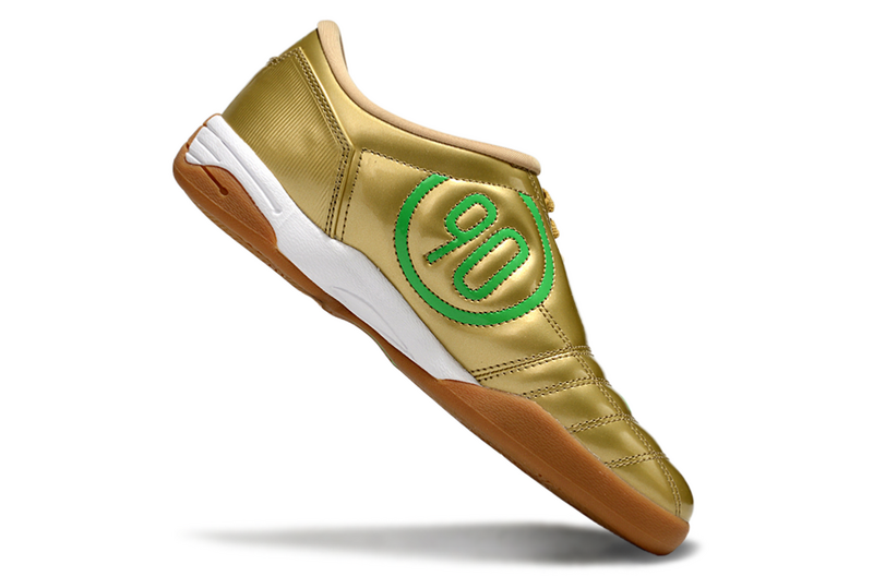 CHUTEIRA NIKE TOTAL 90 III FUTSAL - DOURADA E VERDE