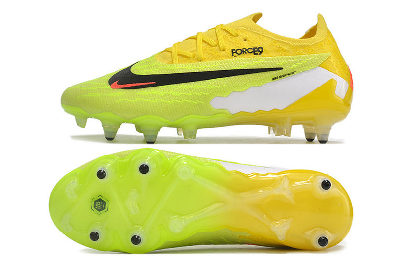 CHUTEIRA NIKE GX ELITE TRAVA MISTA FIXA - VERDE E AMARELA