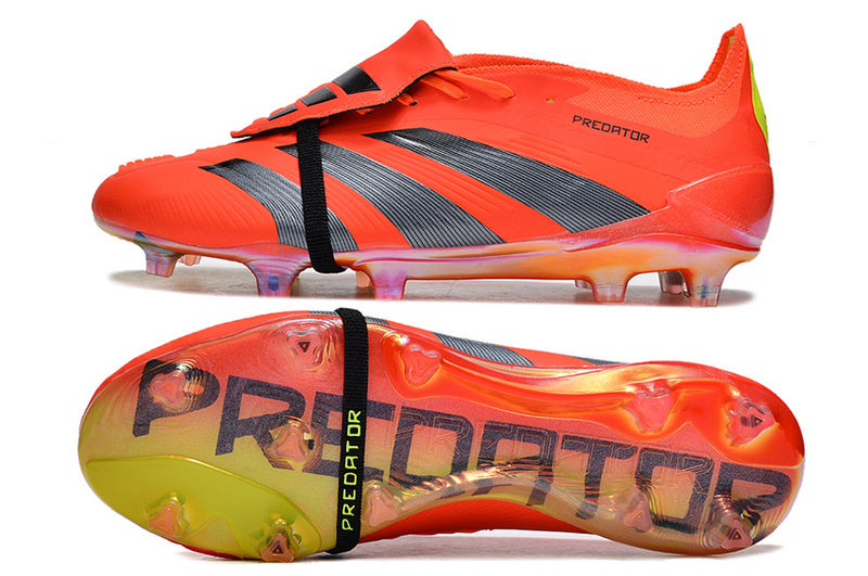 ADIDAS PREDATOR 24 FT ELITE CAMPO "PREDSTRIKE" - LARANJA E PRETA