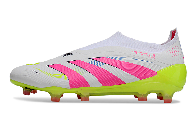 ADIDAS PREDATOR 25 LACELESS ELITE CAMPO - BRANCA E ROSA