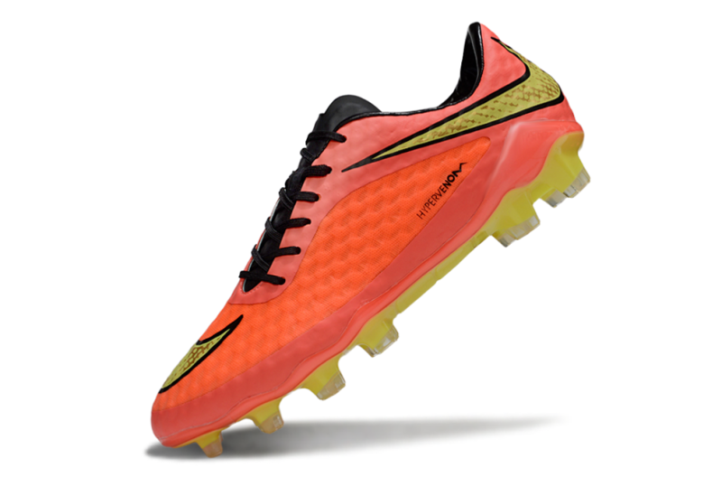 CHUTEIRA NIKE HYPERVENOM SE ELITE CAMPO - SALMÃO E AMARELA