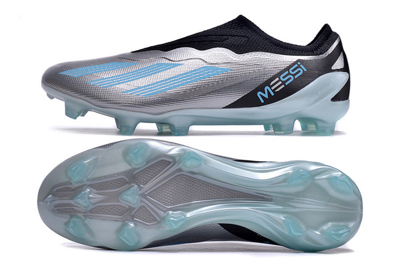 CHUTEIRA ADIDAS X CRAZYFAST+ CAMPO "INFINITO" - PRATA