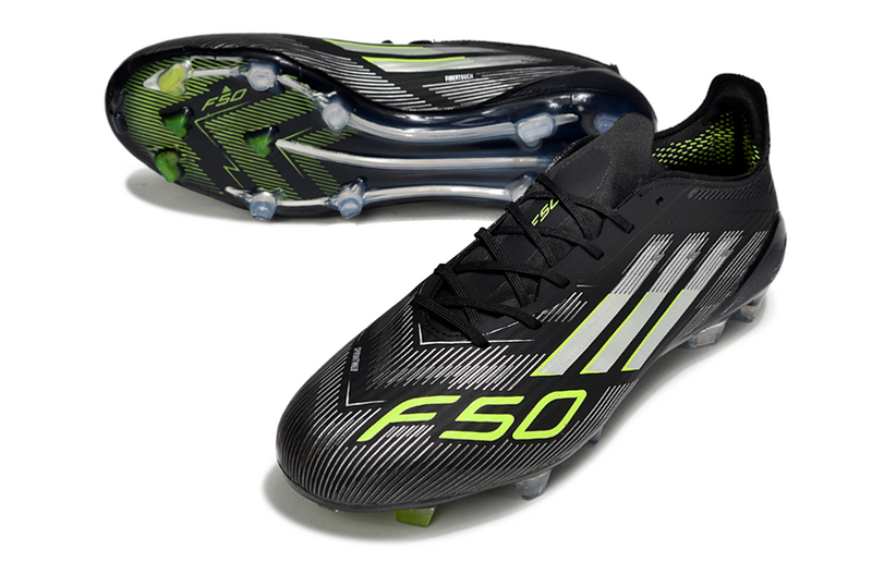 CHUTEIRA ADIDAS F50 ELITE CAMPO - PRETA E VERDE