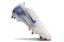 CHUTEIRA NIKE AIR ZOOM MERCURIAL VAPOR 16 ELITE TRAVA MISTA "BLUEPRINT" - BRANCA E AZUL
