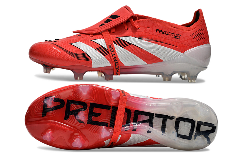 ADIDAS PREDATOR 25 FT ELITE CAMPO "PURE VICTORY" - VERMELHA E BRANCA