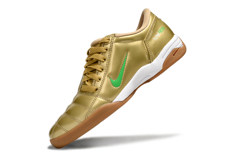 CHUTEIRA NIKE TOTAL 90 III FUTSAL - DOURADA E VERDE
