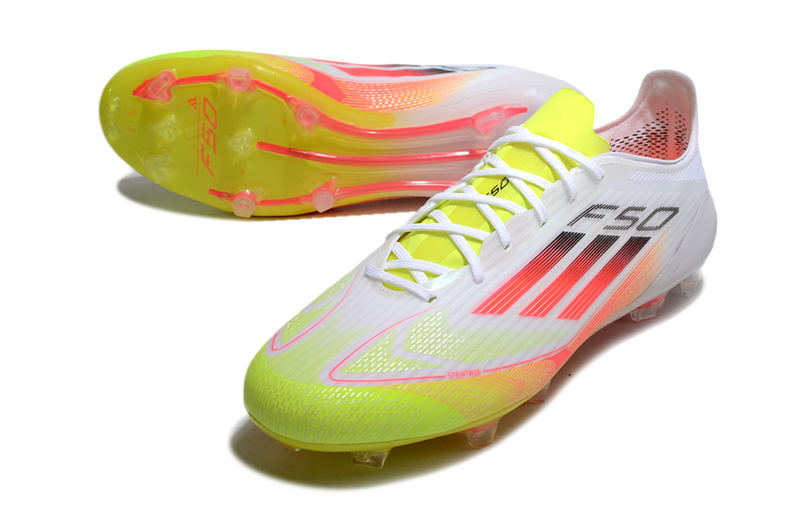 CHUTEIRA ADIDAS F50 ELITE CAMPO - BRANCA e COLORIDA
