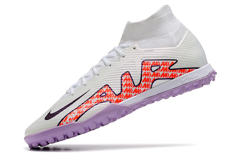 CHUTEIRA NIKE MERCURIAL AIR ZOOM SUPERFLY 9 ELITE SOCIETY "DISRUPTION" - BRANCA