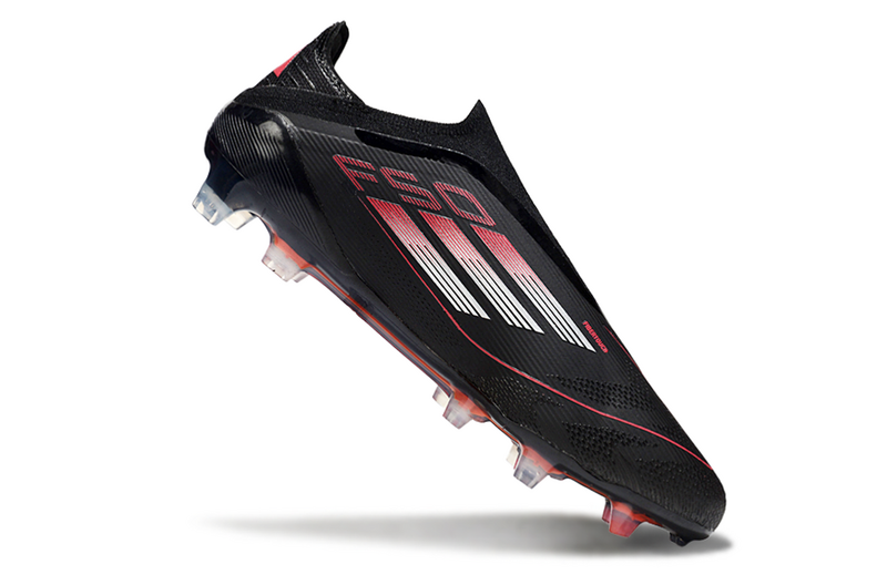 ADIDAS F50 LACELESS ELITE CAMPO "STEALTH VICTORY" - PRETA E VERMELHA