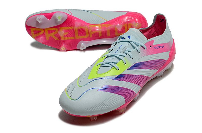 ADIDAS PREDATOR 24 ELITE CAMPO "STELLAR ICON" - BRANCA E ROSA