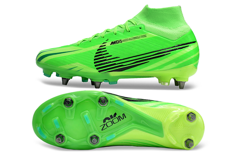 CHUTEIRA NIKE AIR ZOOM MERCURIAL SUPERFLY 9 ELITE TRAVA MISTA "DREAM SPEED 8" - VERDE