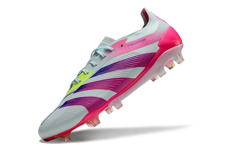 ADIDAS PREDATOR 24 ELITE CAMPO "STELLAR ICON" - BRANCA E ROSA
