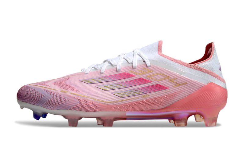 ADIDAS F50.1 ELITE CAMPO "LAMINE YAMAL 304" - BRANCA E ROSA