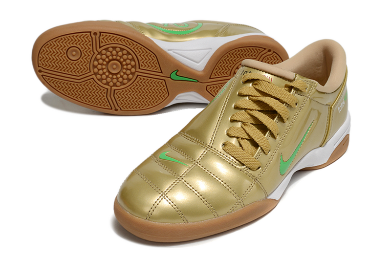 CHUTEIRA NIKE TOTAL 90 III FUTSAL - DOURADA E VERDE