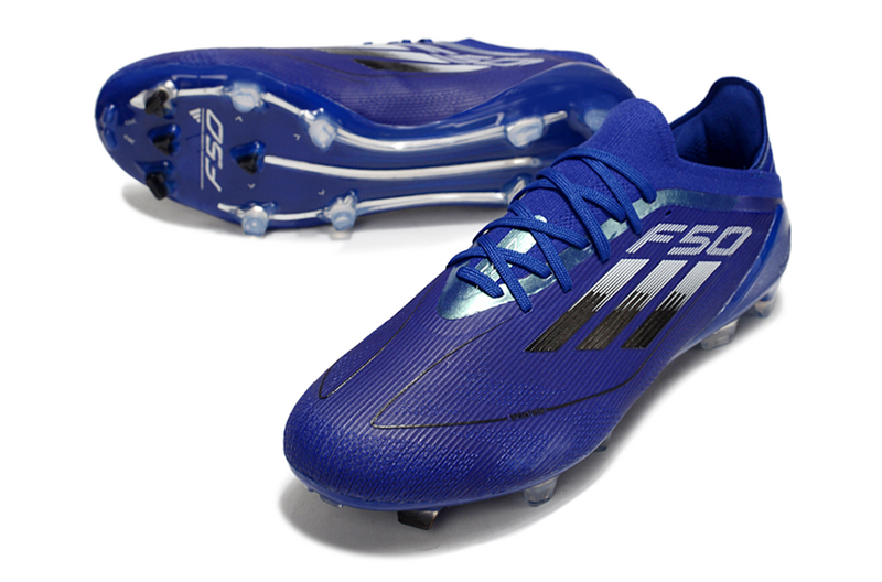 ADIDAS F50.1 ELITE CAMPO - AZUL E PRETA