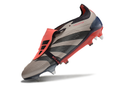 ADIDAS PREDATOR 24 FT ELITE TRAVA MISTA "VIVID HORIZON" - CINZA E LARANJA